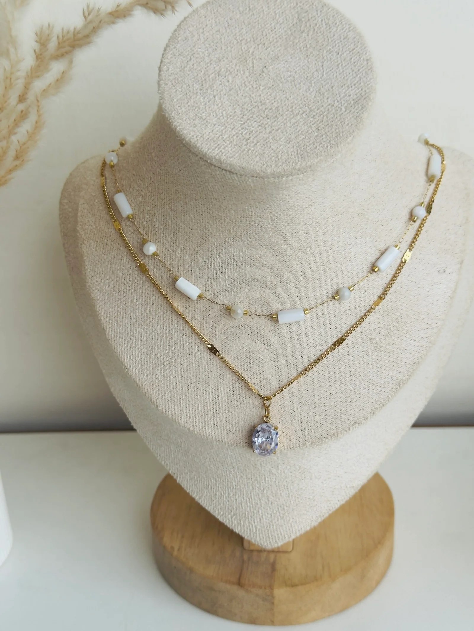 Layered necklace
