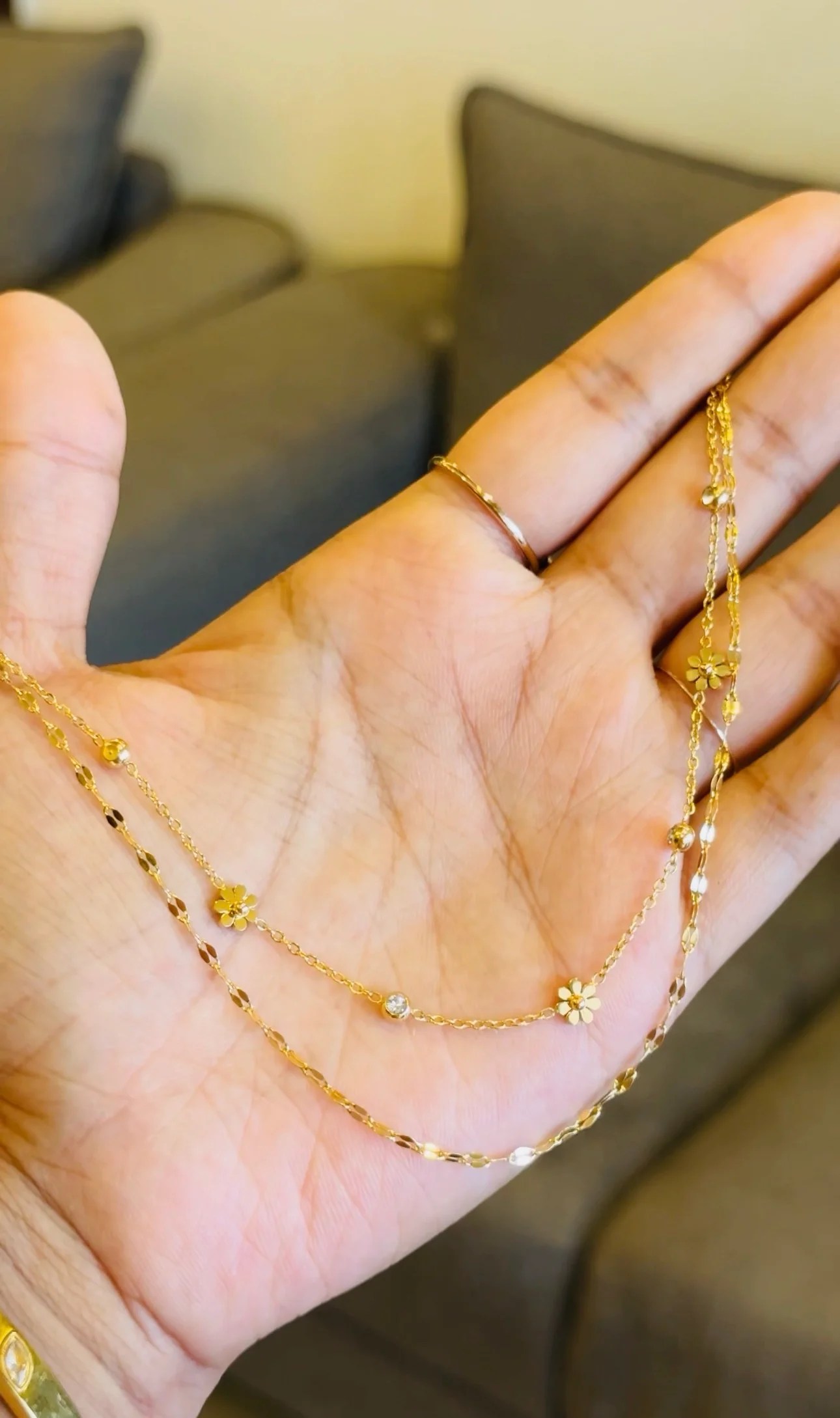 Layered necklace