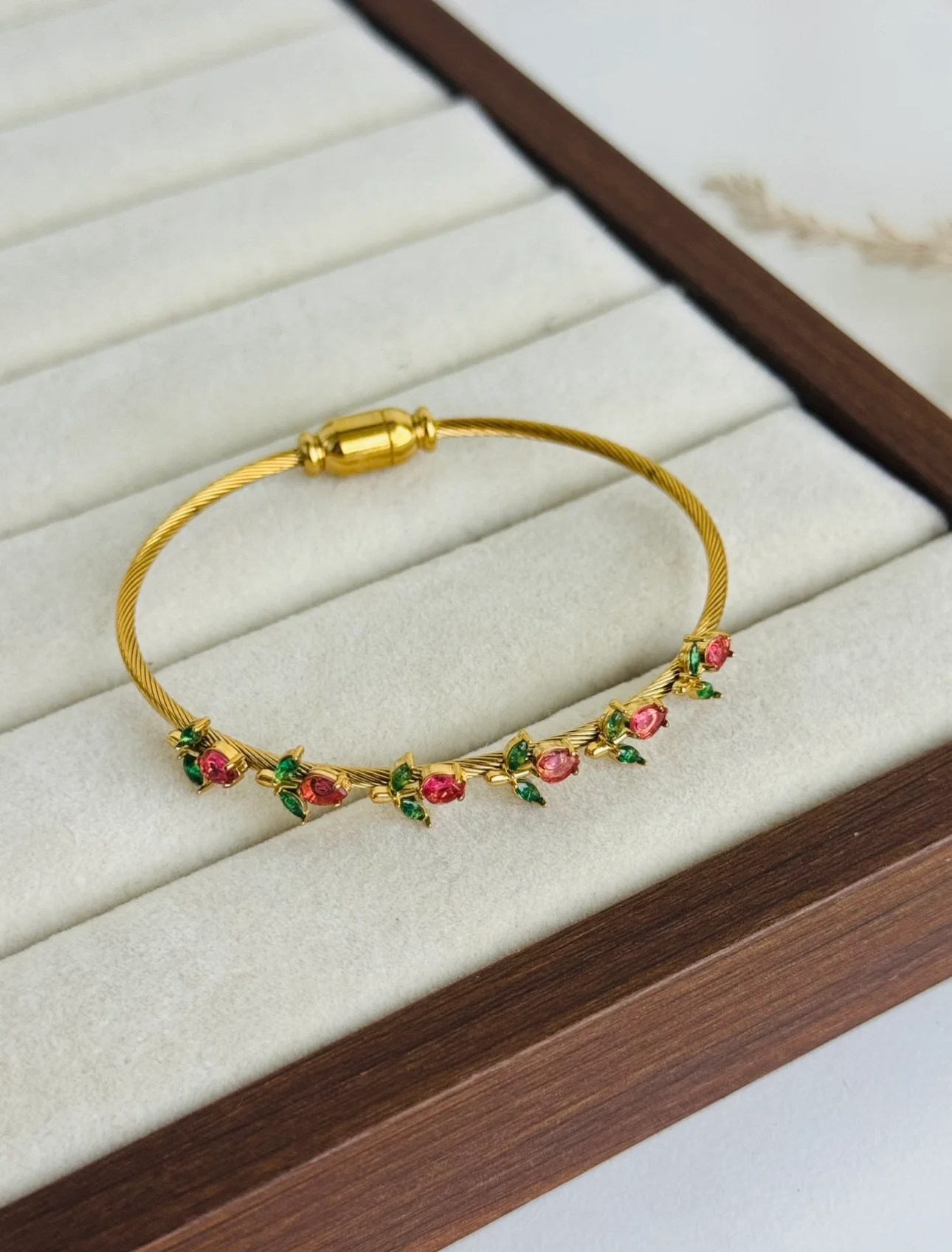 Floral Tulip Bangle