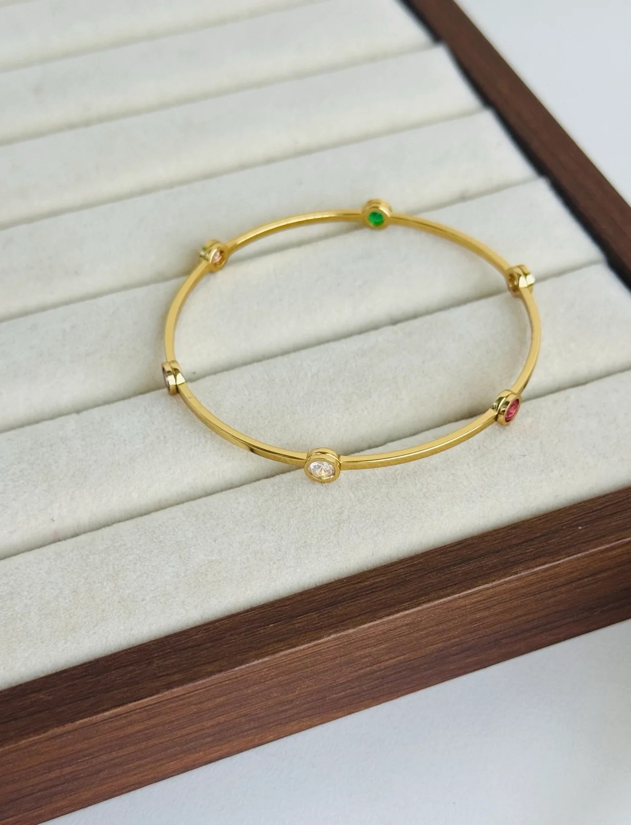 Aurora Gem Bangle