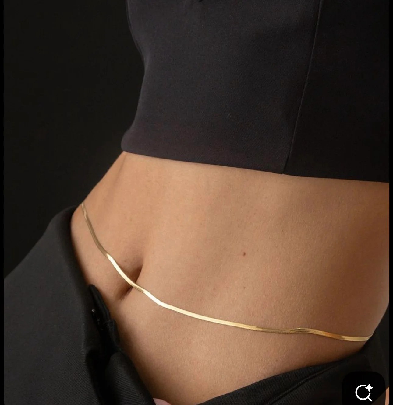 Snake hip chain