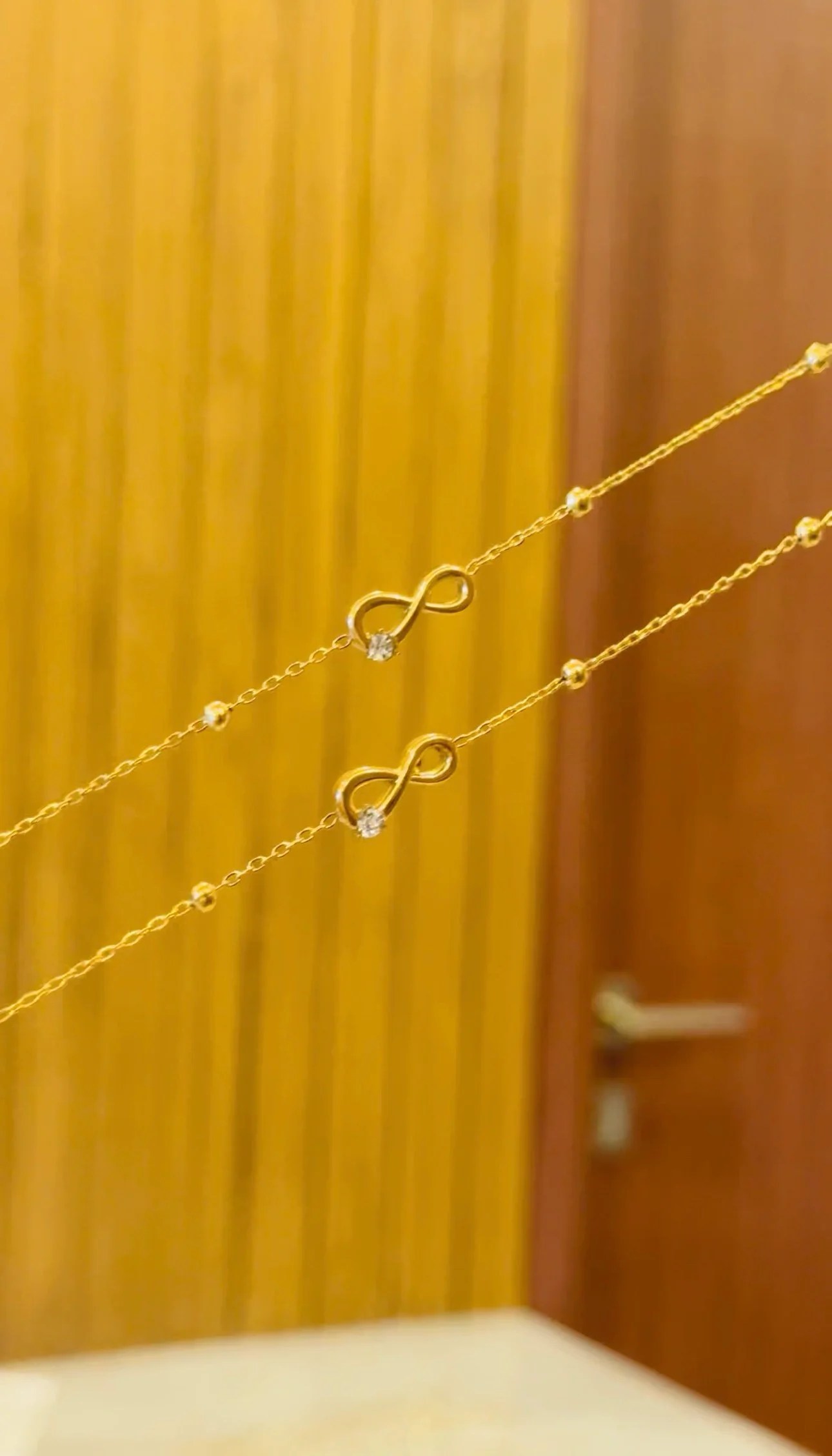 Infinity glow anklets