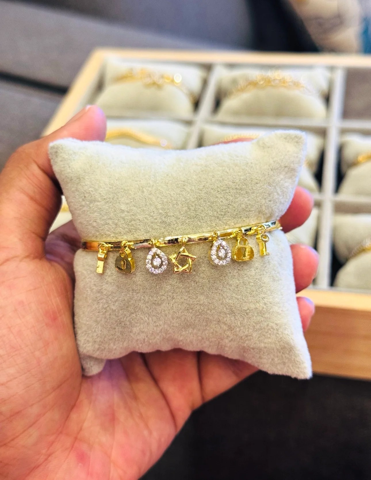 Diamond Replica charming Bangles