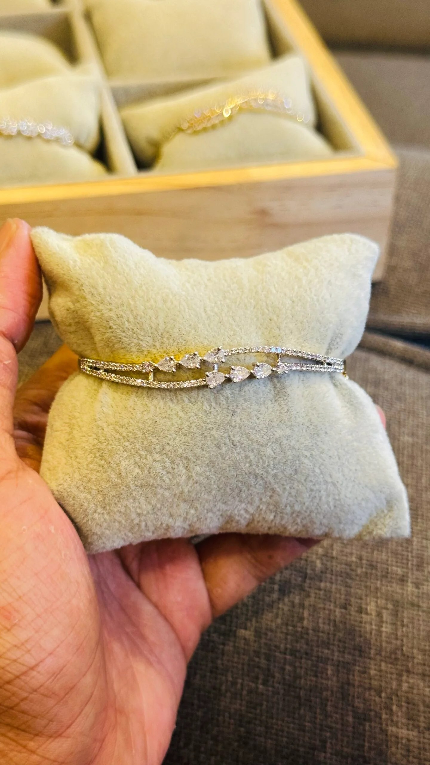Diamond Replica Victoria Bangle