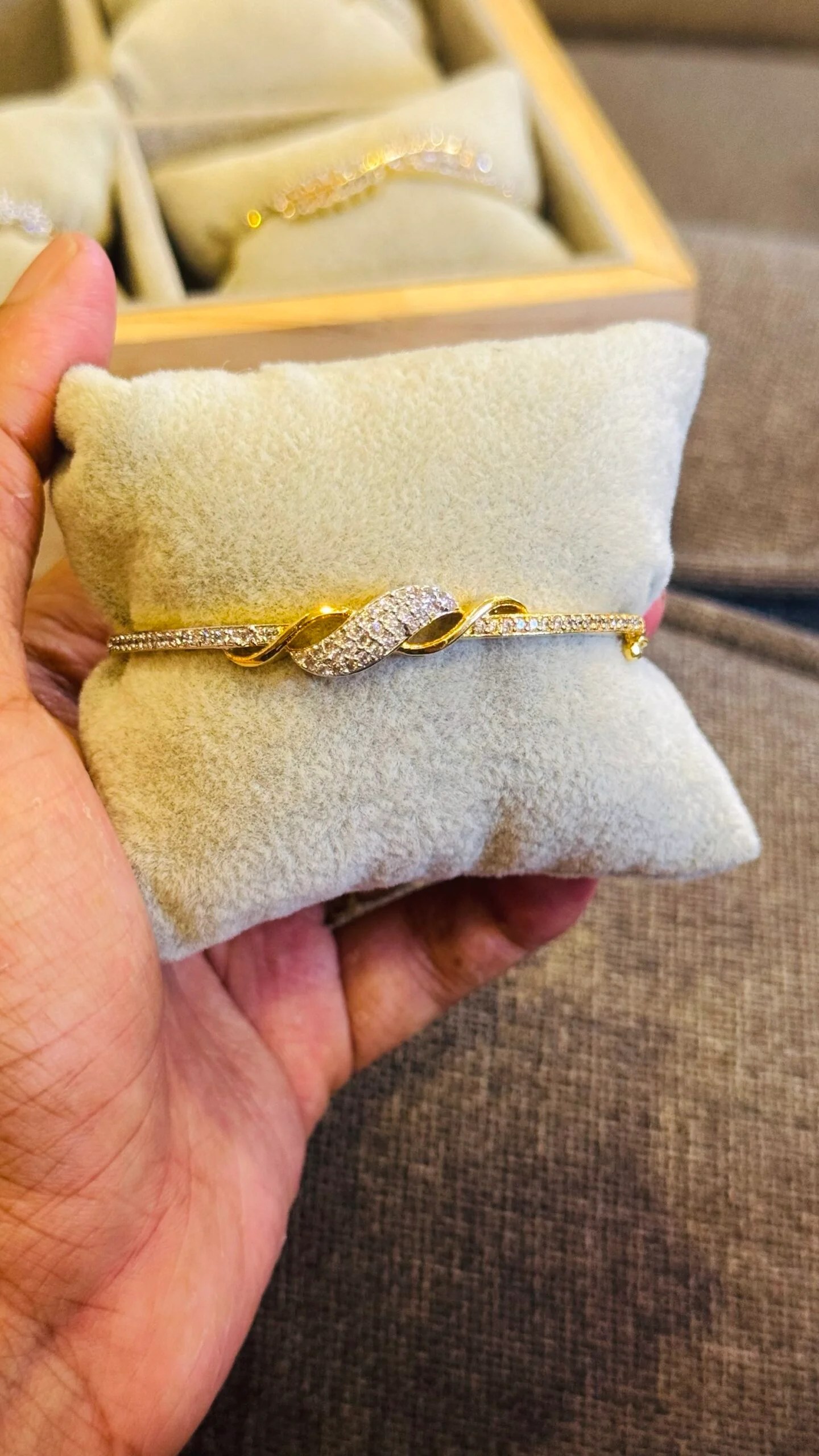 Diamond Replica Bella Bangle