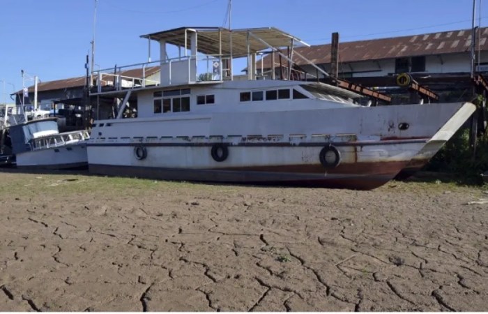 El Instituto Nacional del Agua alertó por la preocupante bajante del Río Paraná en Corrientes