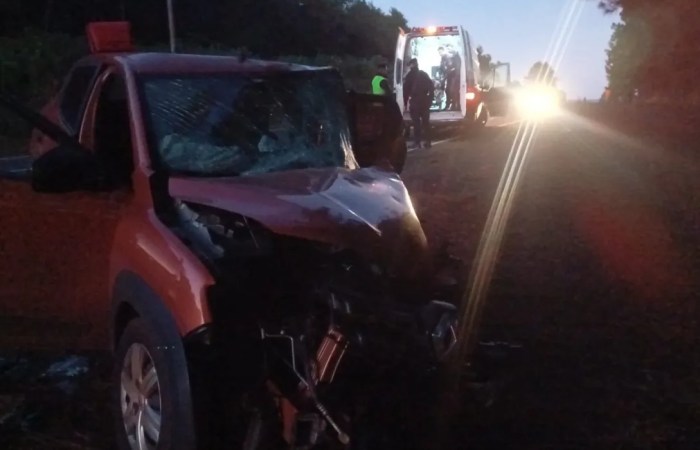 Grave accidente sobre la ruta 12 en San Ignacio: un hombre está en estado crítico