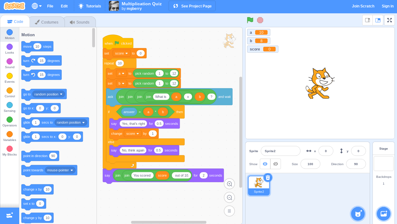 An introduction to scratch