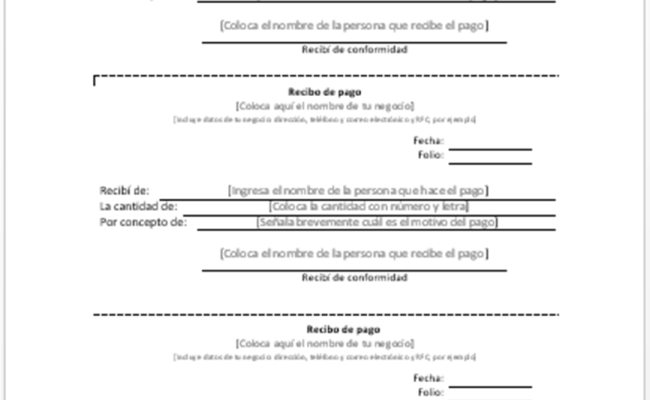 Como Crear Una Boleta En Word 2019 Comprobante De Pago En