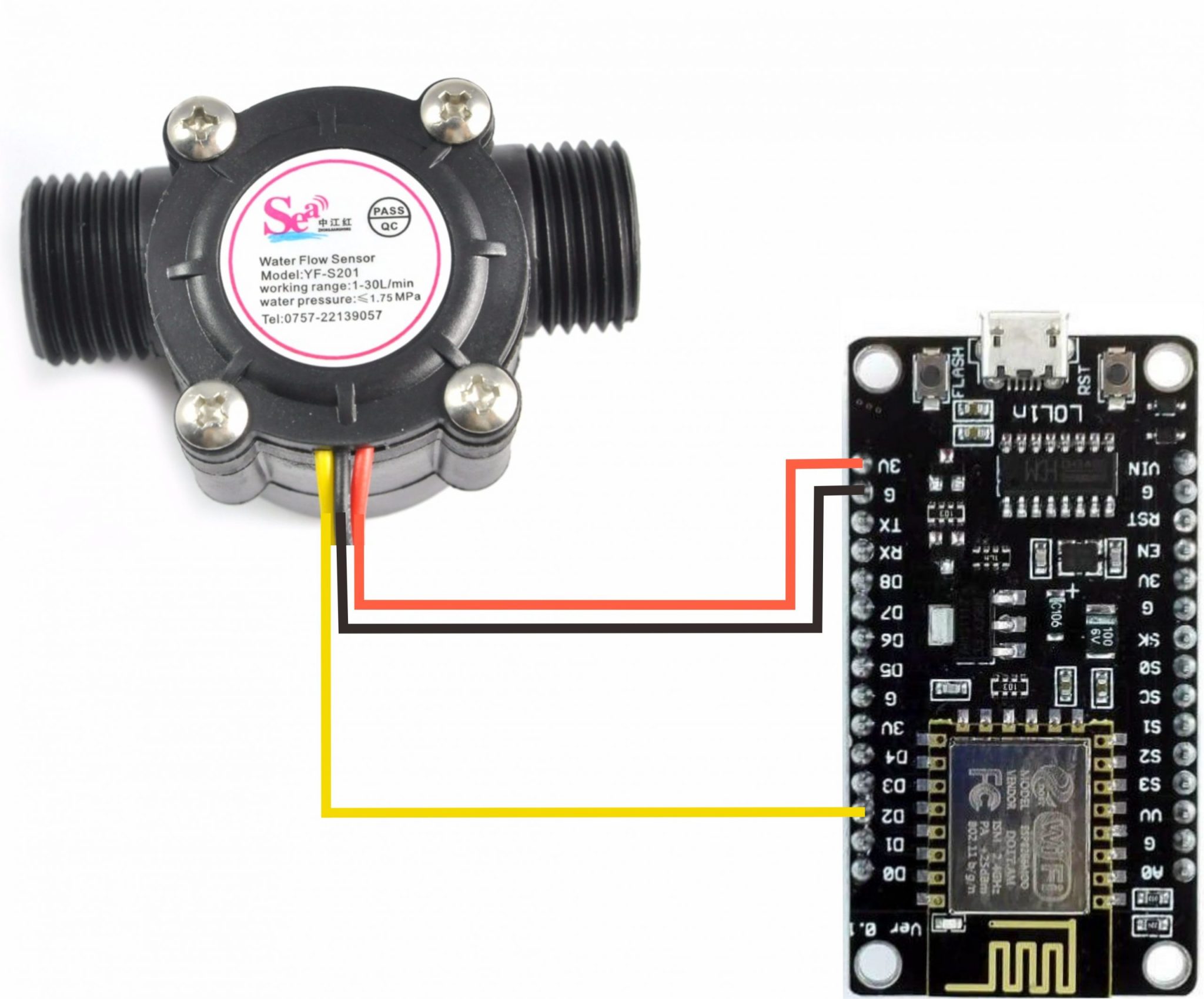 How to use a Water Flow Meter Sensor (Make Water Meter with Arduino or ...