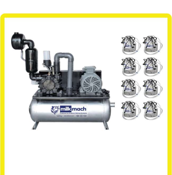 8 Bucket Milking Machine