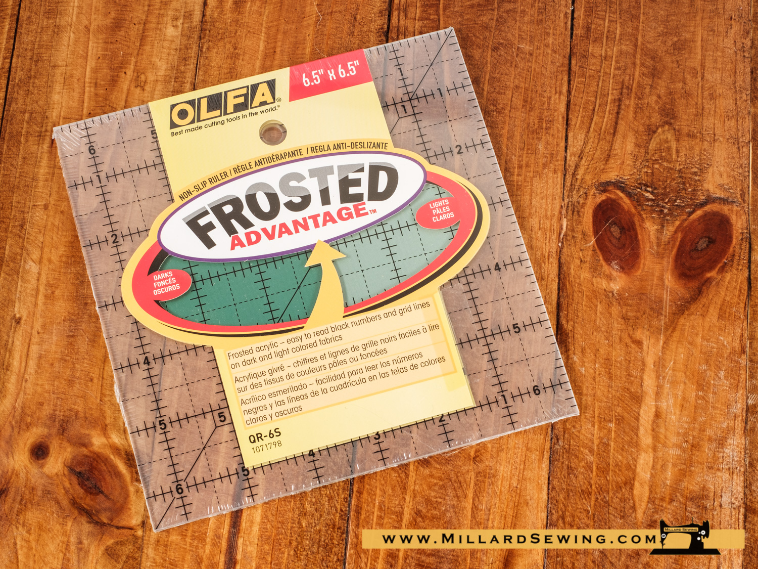 Ruler, 6.5″ Square By Olfa – Millard Sewing Center