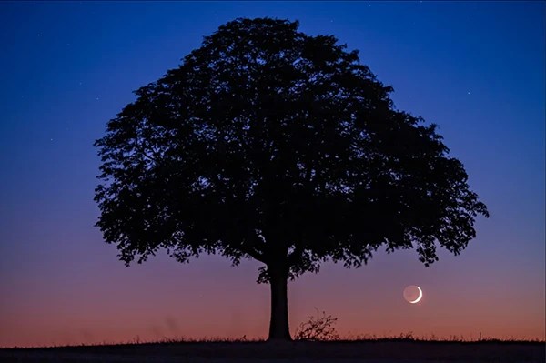 Lune cendrée d’été, Photon d’Or de septembre 2022, par Olivier Bernard