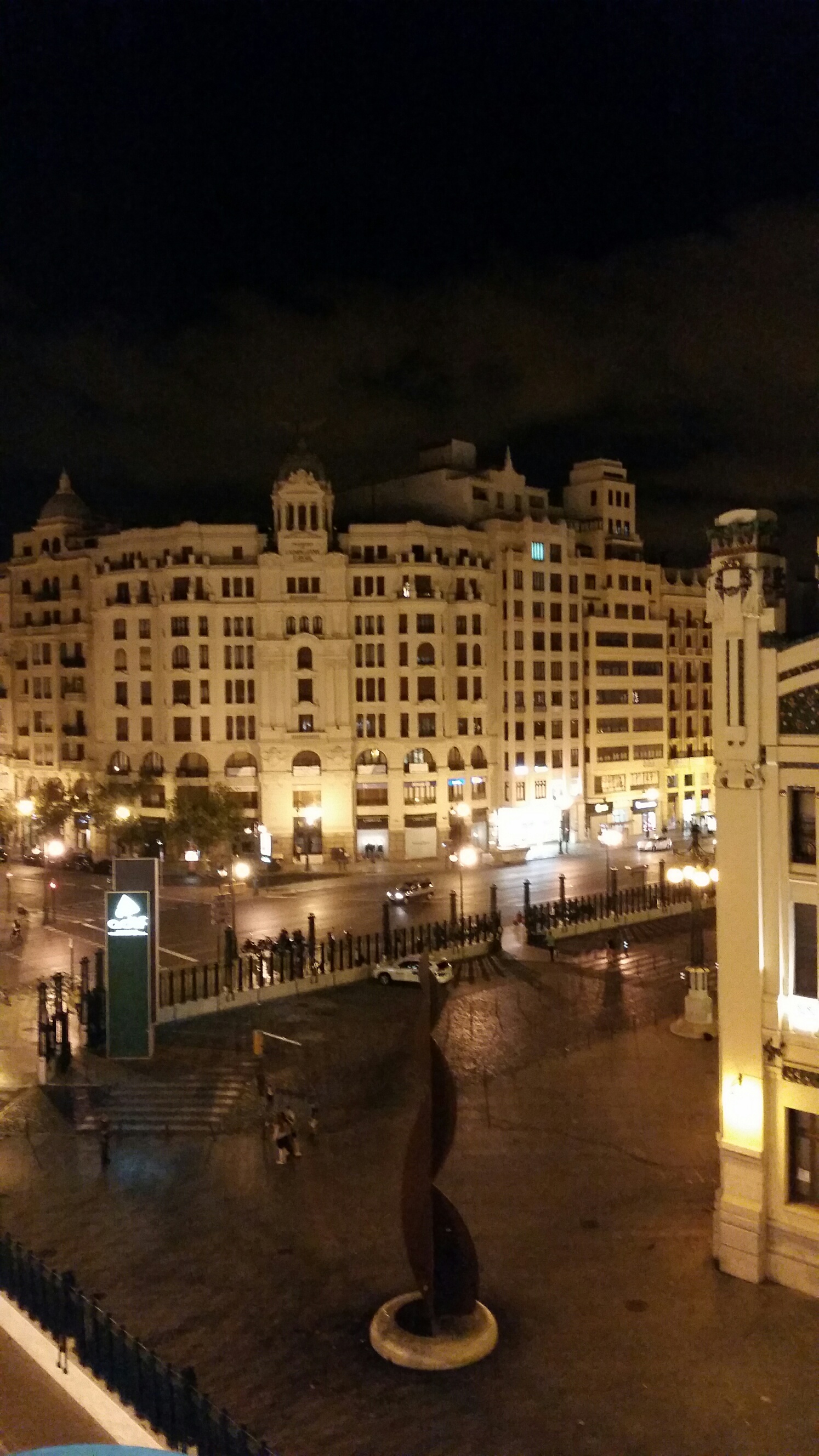 Our view from the room was spectacular at night when the city came to life