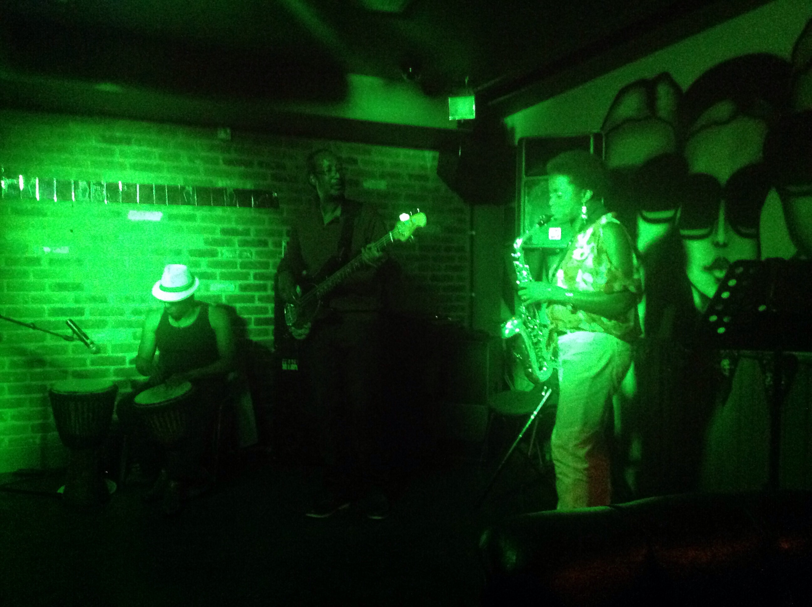 Millicent Jamming with Lester (Bass) and Michael (Percussion)