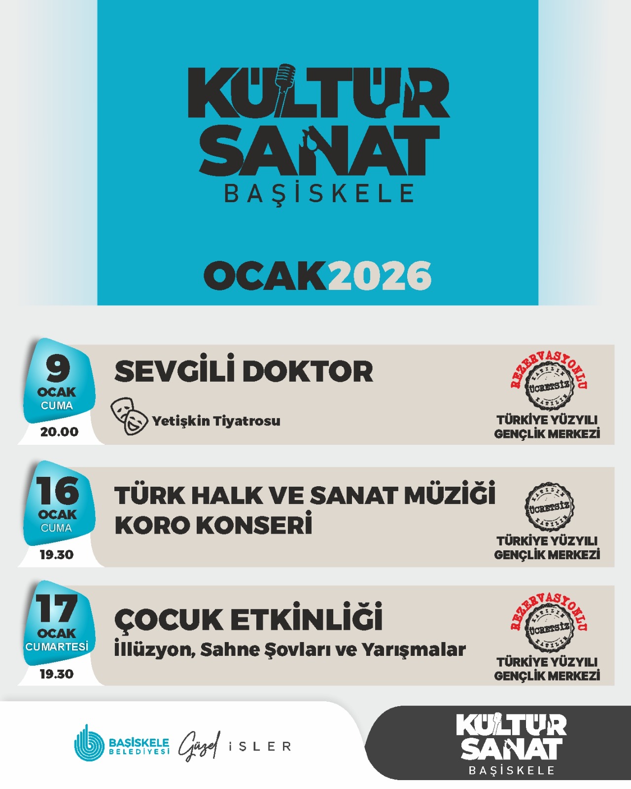 Başiskele, 2026'ya Kültür ve Sanatla Merhaba Diyor!