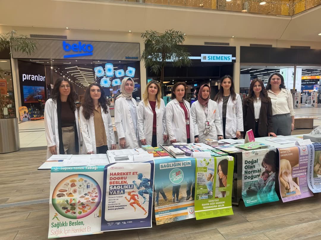 Gebze İlçe Sağlık Müdürlüğü’nden Gebze Center’da Sağlık Bilgilendirme Standı
