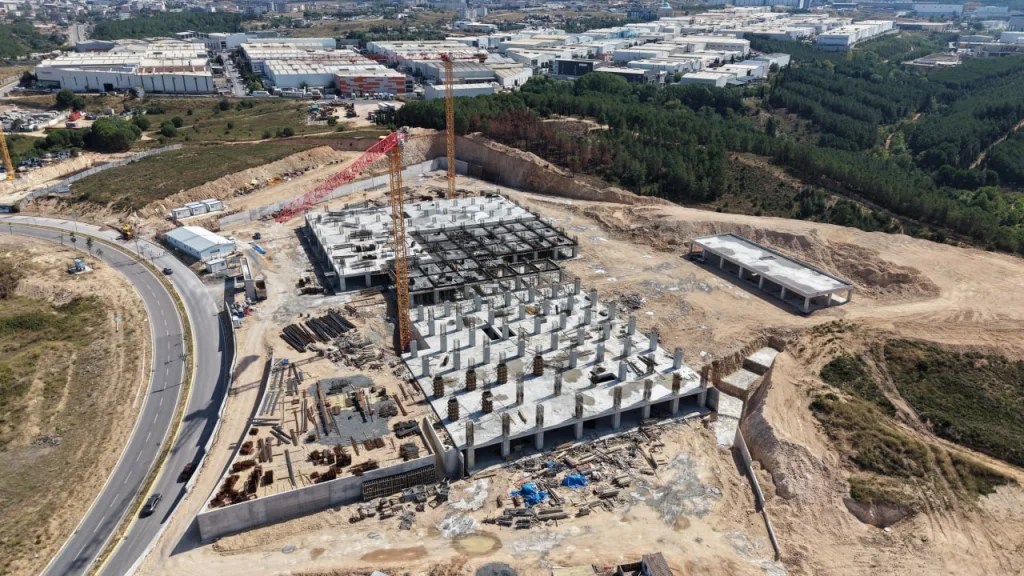Çayırova Devlet Hastanesi’nin inşaatı hızla ilerliyor