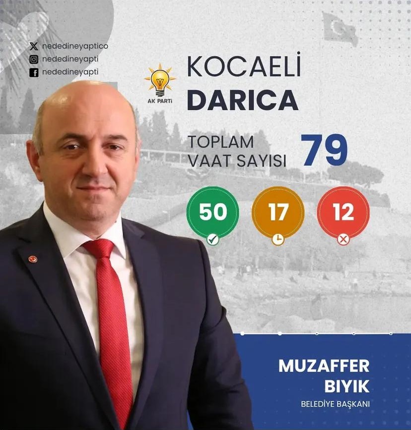 Darıca zirvede, Dilovası son sırada!