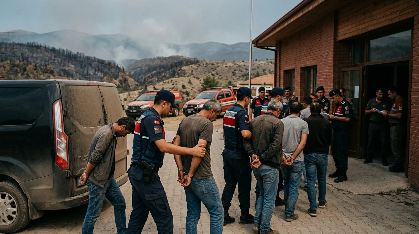 Orman yangınlarına ilişkin 12 kişi tutuklandı!