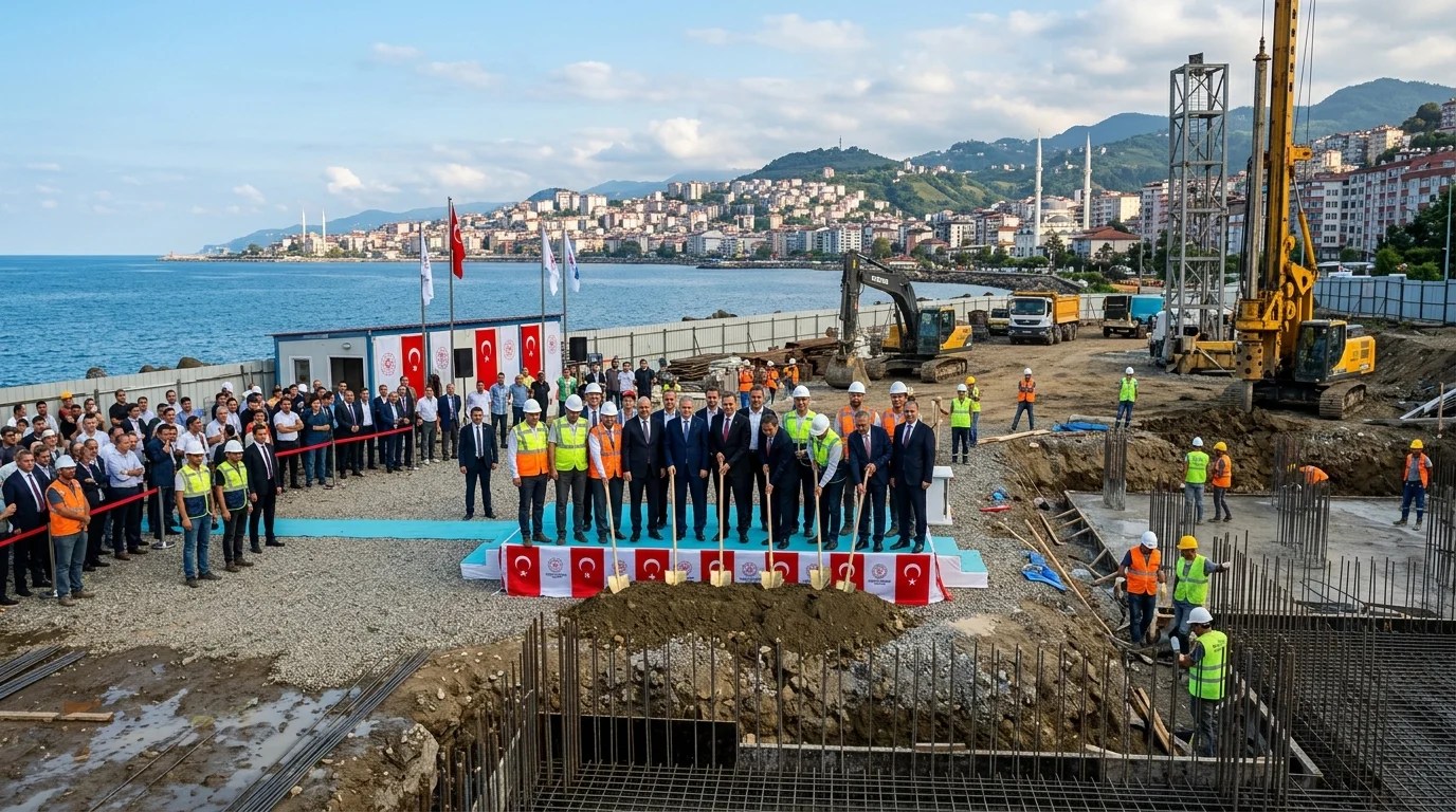 Trabzon Raylı Sistem Hattı’nın temeli atılıyor