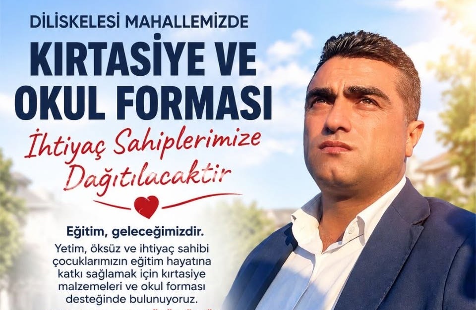 Diliskelesi’nde çocukların yüzünü güldüren destek