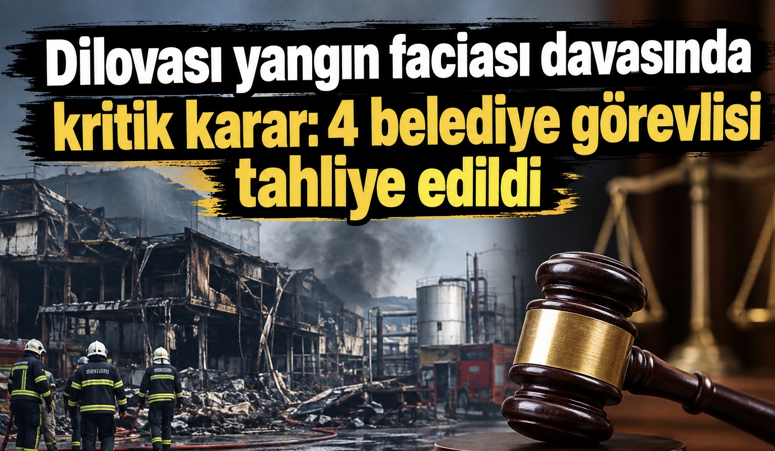 Dilovası yangın faciası davasında yeni karar: 4 belediye görevlisi tahliye edildi, 3 isim için tutuklama kararı