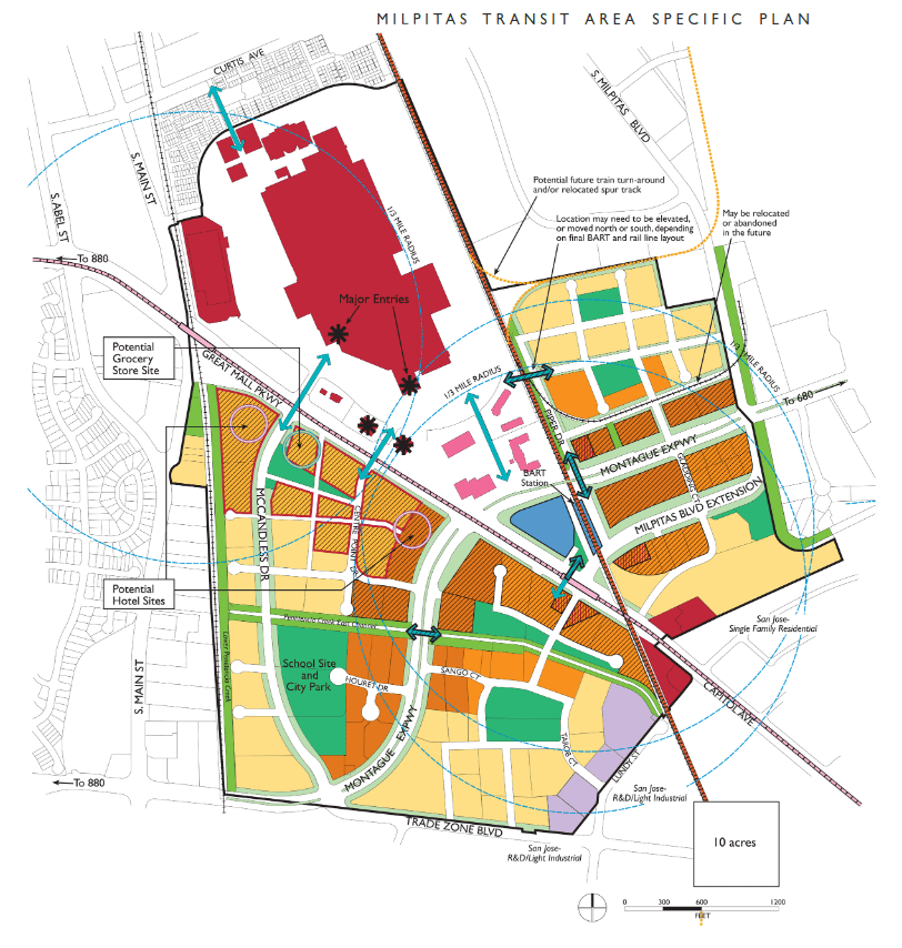 Milpitas PRT Project LoopWorks TASP Map 
