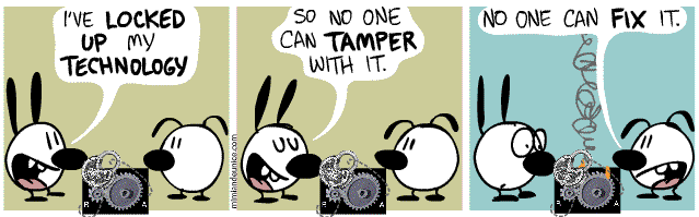 locked up technology