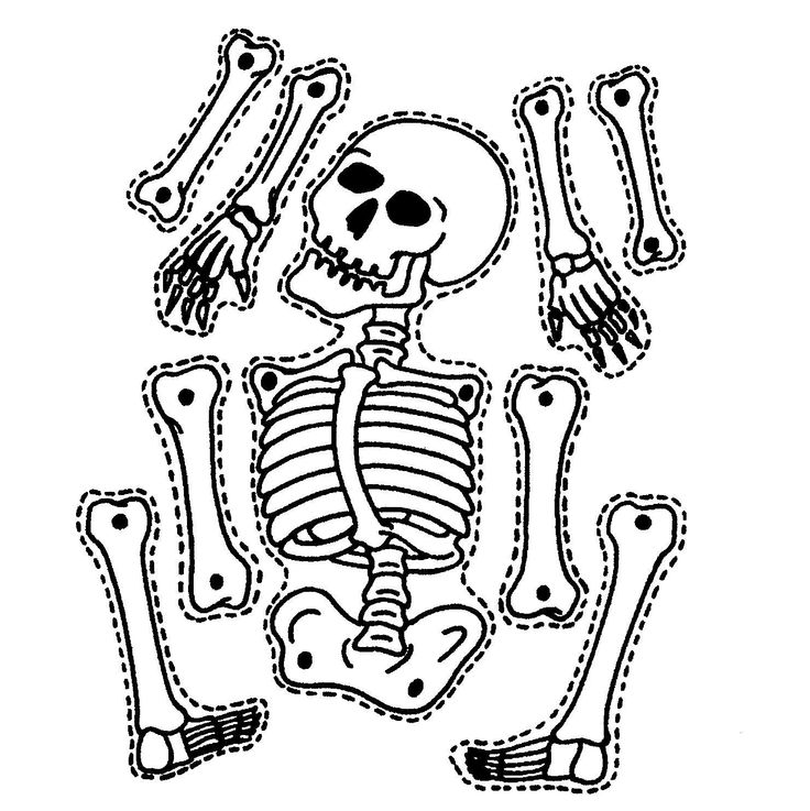 Flat Skelly Skeleton - MiMi-a great name for grandma