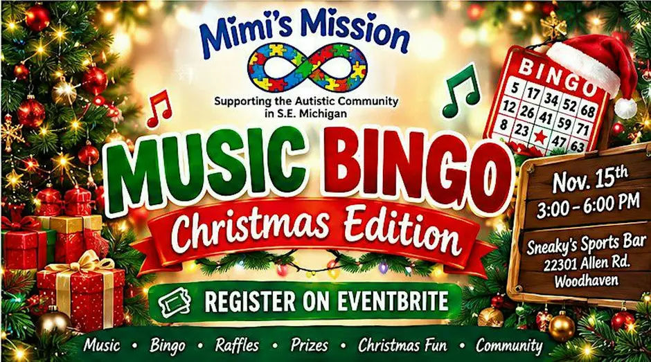 Mimi’s Mission Christmas Music Bingo