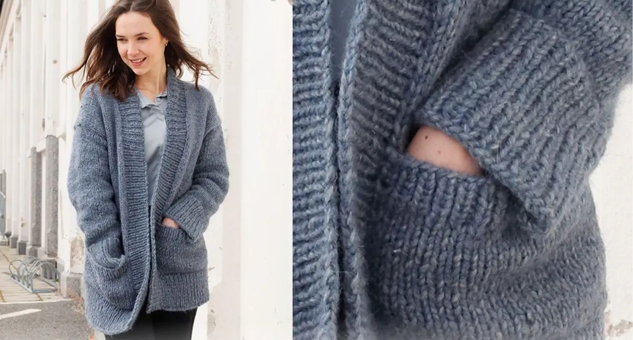 Tricoter Un Gilet Long Facile Un gilet long moderne - mimitricot