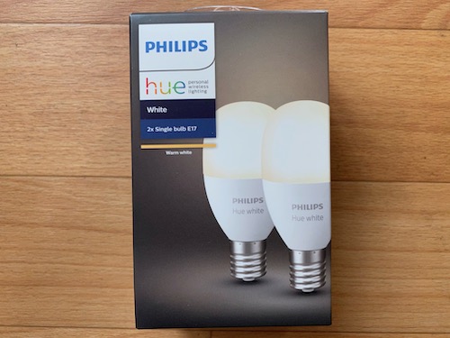 Philips Hue (ヒュー) ホワイトシングルランプE17(電球色)2個セット