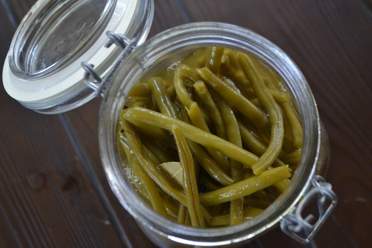 Pickled Green Beans from Above