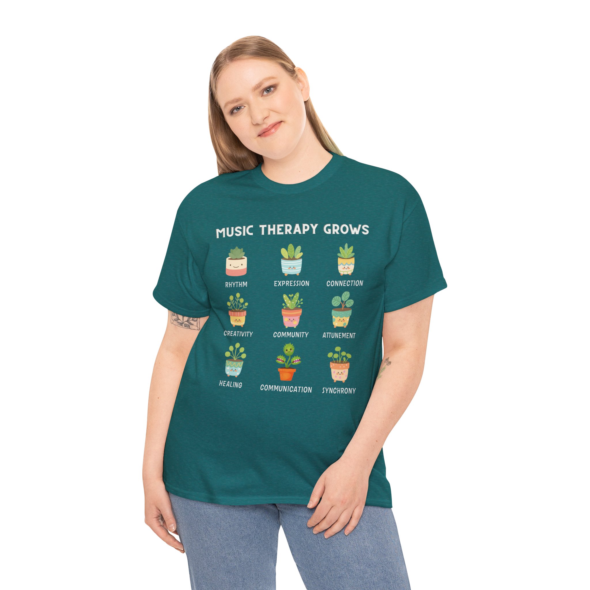 Music Therapy Grows - T-Shirt