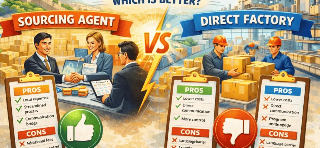 Yiwu Sourcing Agent vs Direct Factory