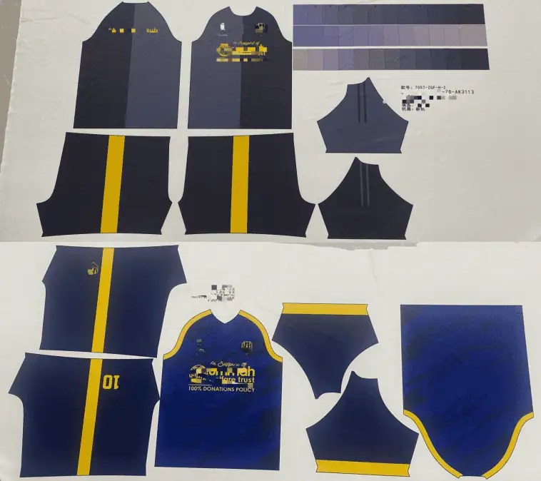 Prototype versions compared at a sample review gate during product development in China