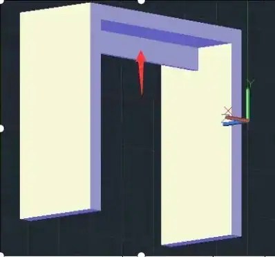 3D assembly view of the redesigned bar showing the top section separating from the two side panels