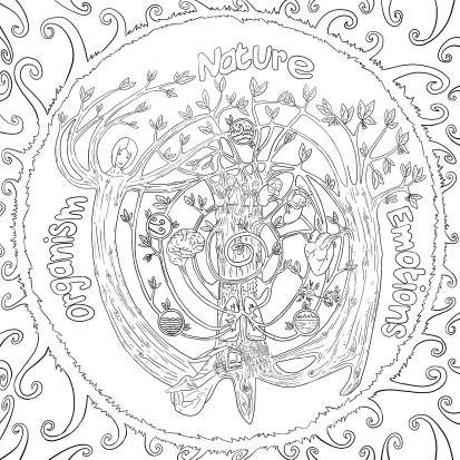 coloring mindful framing