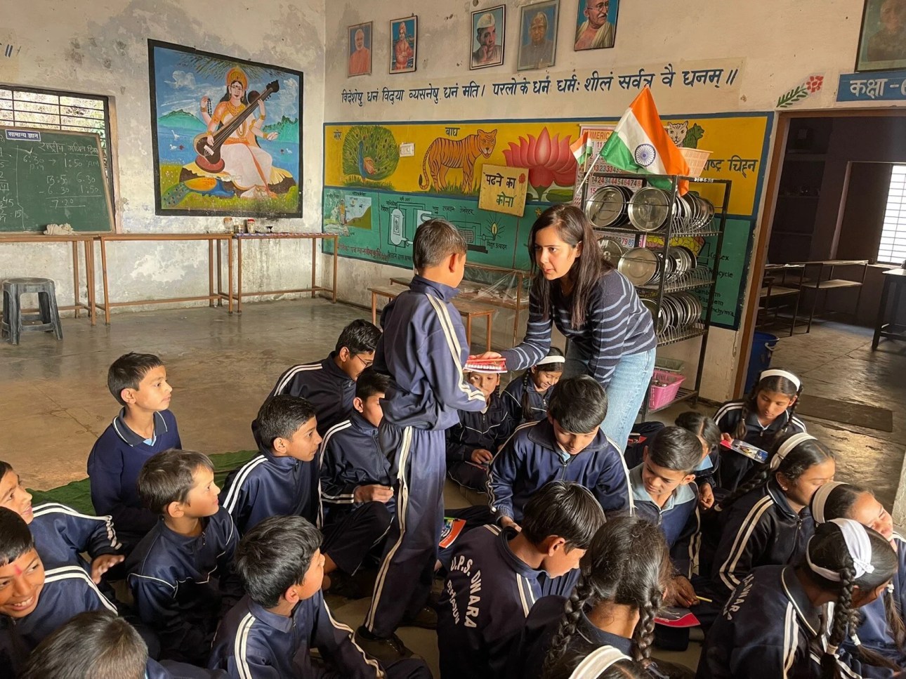 Imparting education and spreading joy at a children&rsquo;s school