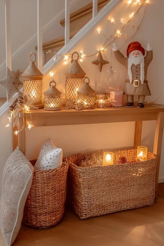 11 Holiday String Light Ideas for Cozy Settings 28 String Light Ideas Entryway
