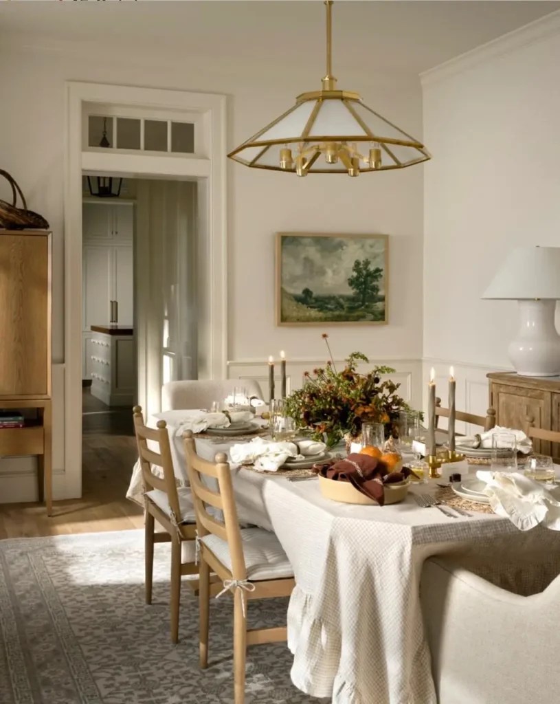 intimate holiday table setting introvert host