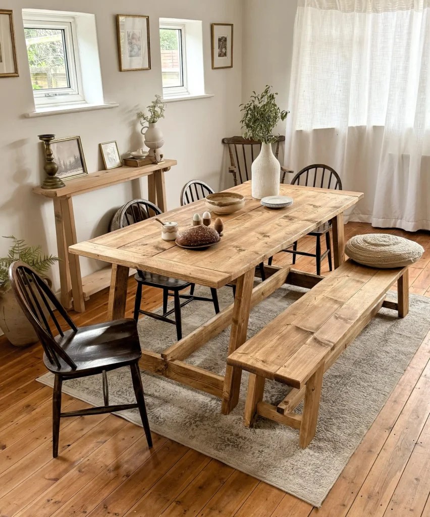 The Farmhouse Table Might Be the Hardest-Working Piece in Your Home, Here Is Why 14 Farmhouse Rustic Dining Table