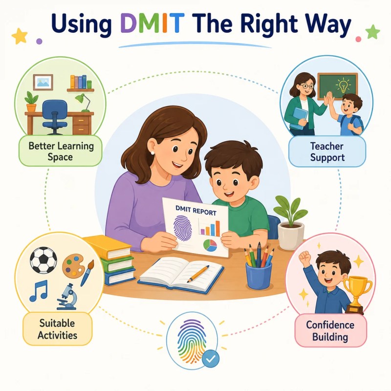 DMIT insights to support a child's learning environment and confidence development.