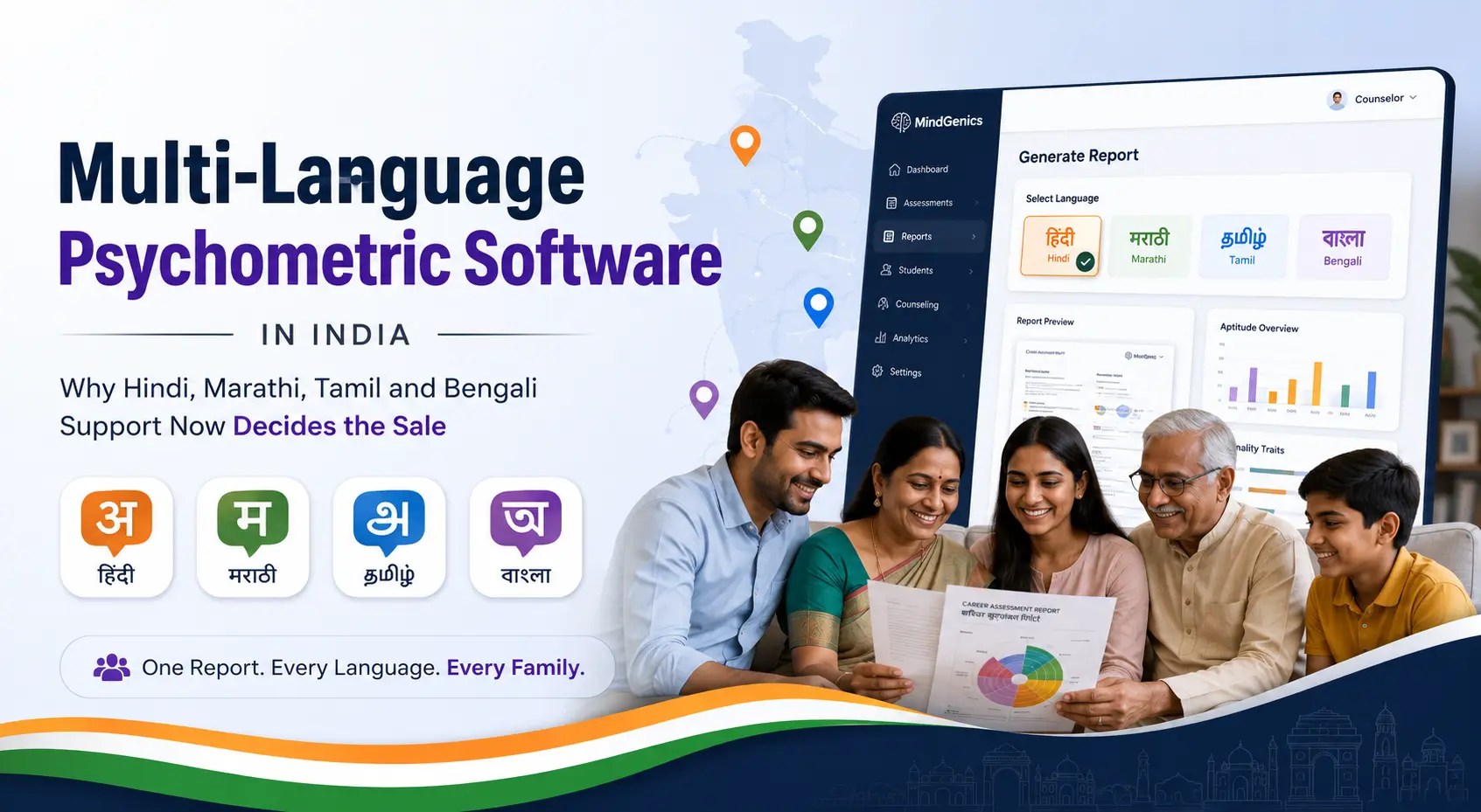 Multi-Language Psychometric Software in India: Why Hindi, Marathi, Tamil and Bengali Support Now Decides the Sale