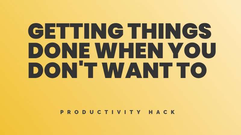 What to do when you procrastinate