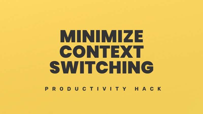Minimizar a troca de contexto