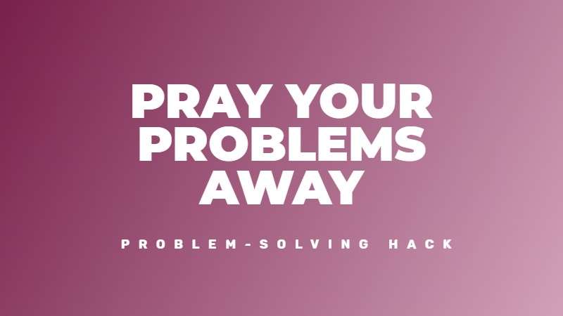 Solução de problemas com a oração