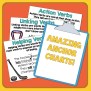 Types Of Verbs Task Cards - Linking, Helping, & Action Verbs With Anchor Charts! - Minds In Bloom