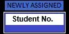 Newly Assigned Student Number - Module